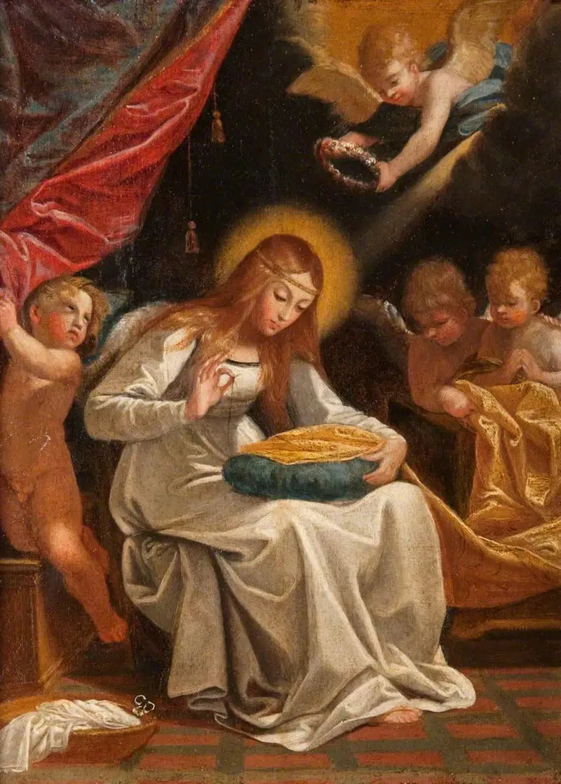 La Vergine che Cuci - Guido Reni