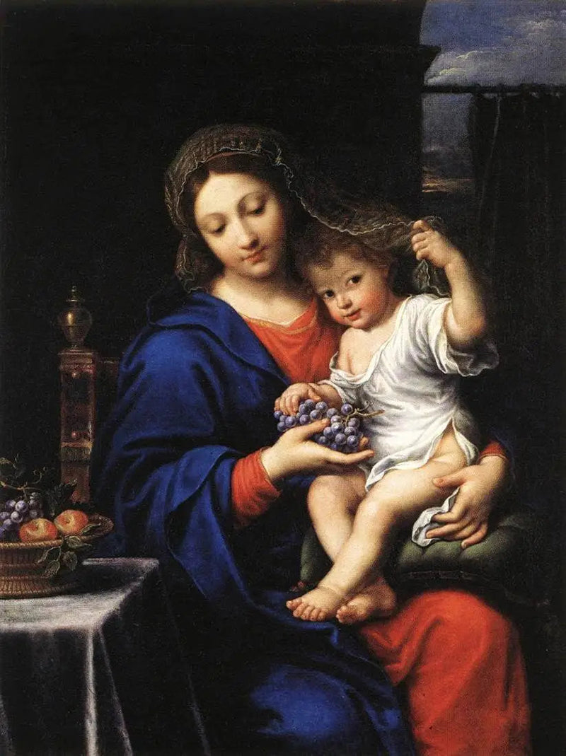 La Vergine con il grappolo - Pierre Mignard