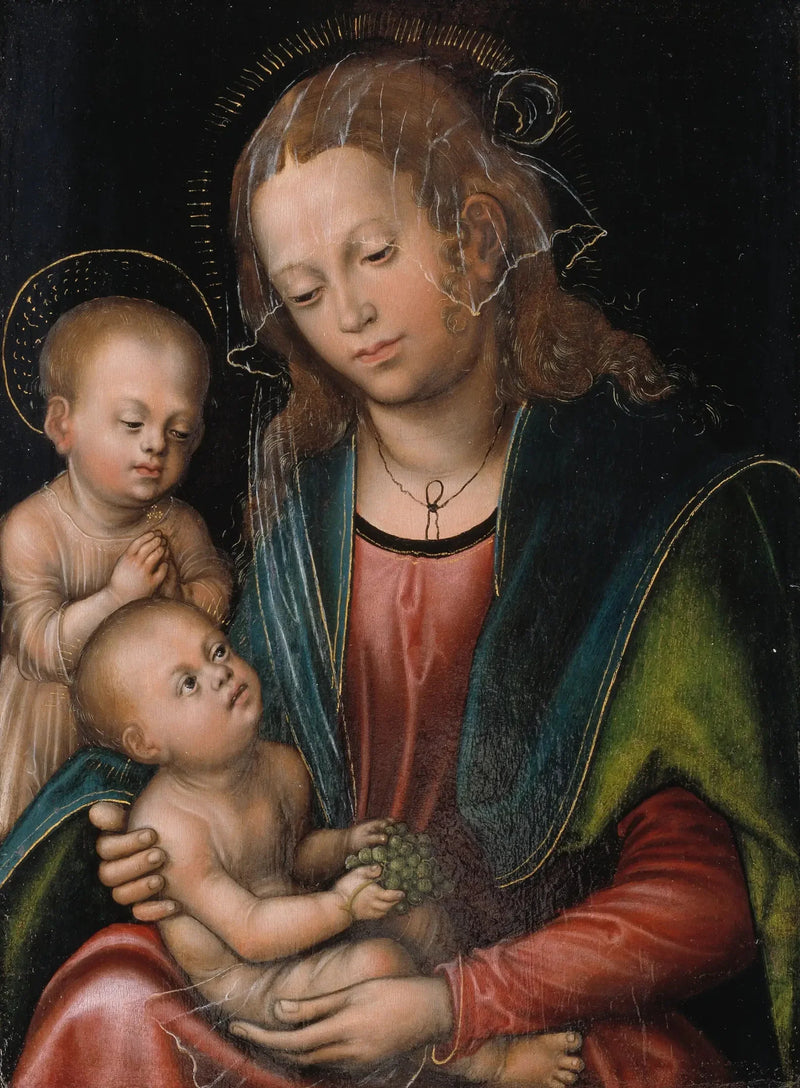 La Vergine con il Bambino adorata dal piccolo san Giovanni - Lucas Cranach il Vecchio
