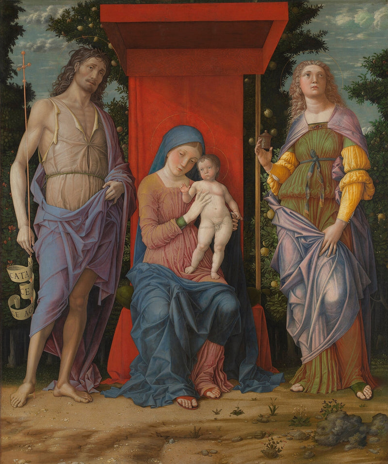 La Vergine con il Bambino - Andrea Mantegna