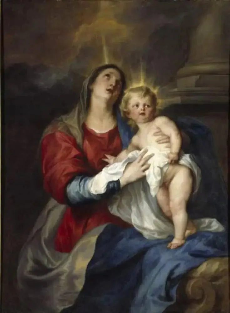 La Vergine con il Bambino - Antoine van Dyck