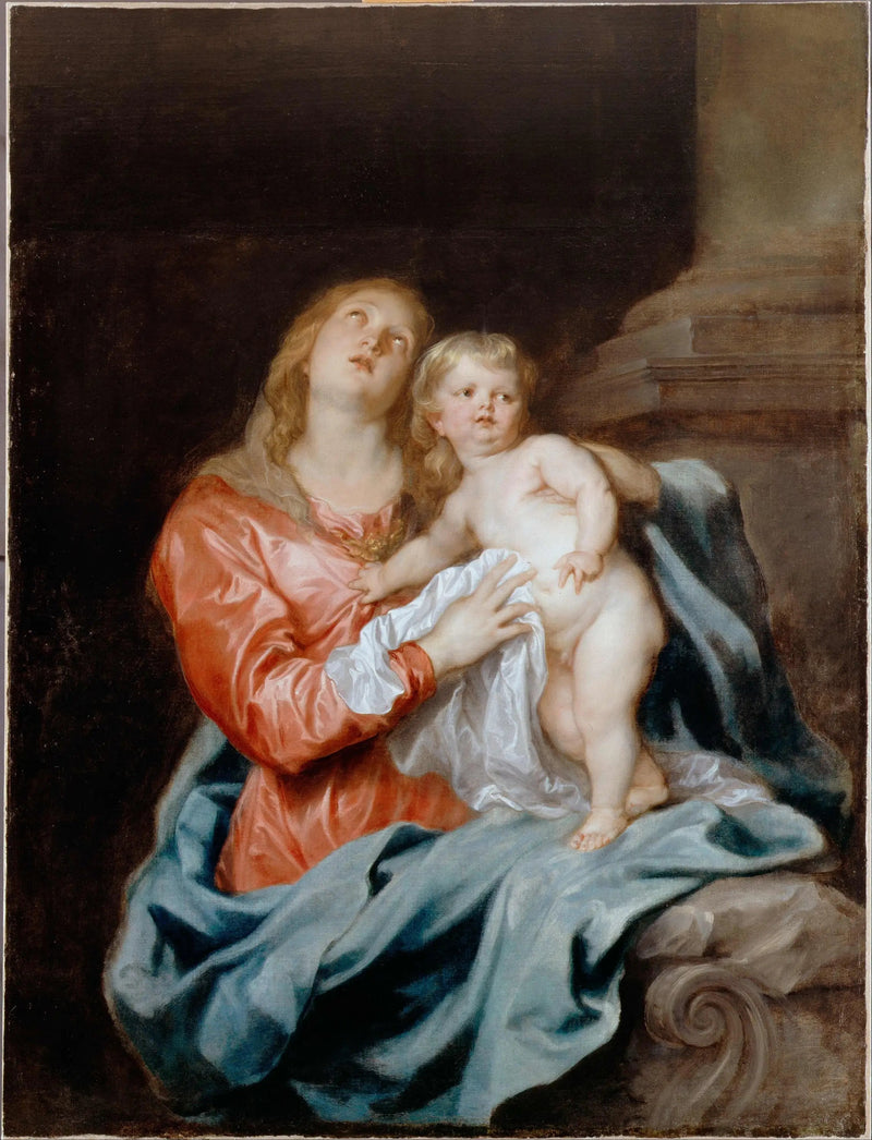 La Vergine con il Bambino - Antoine van Dyck