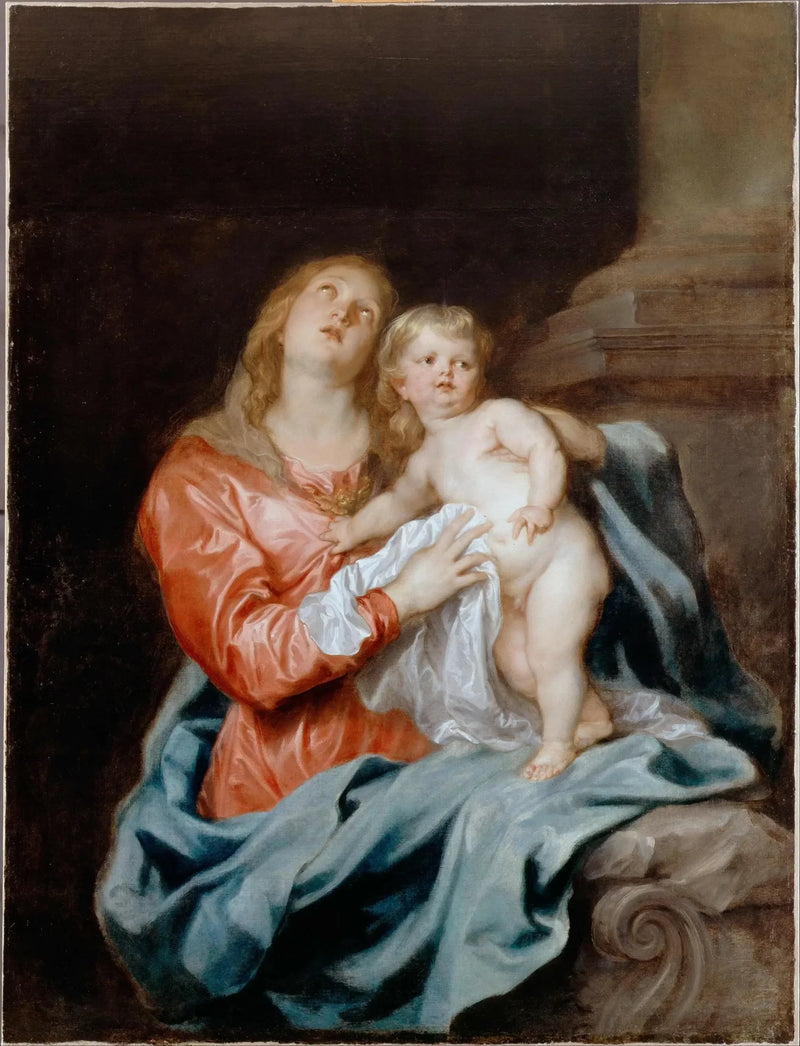 La Vergine con il Bambino - Antoine van Dyck