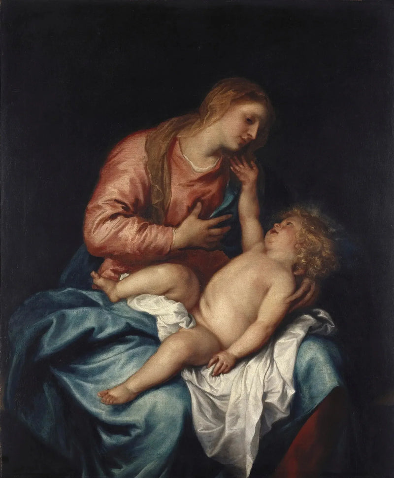La Vergine con il Bambino - Antoine van Dyck