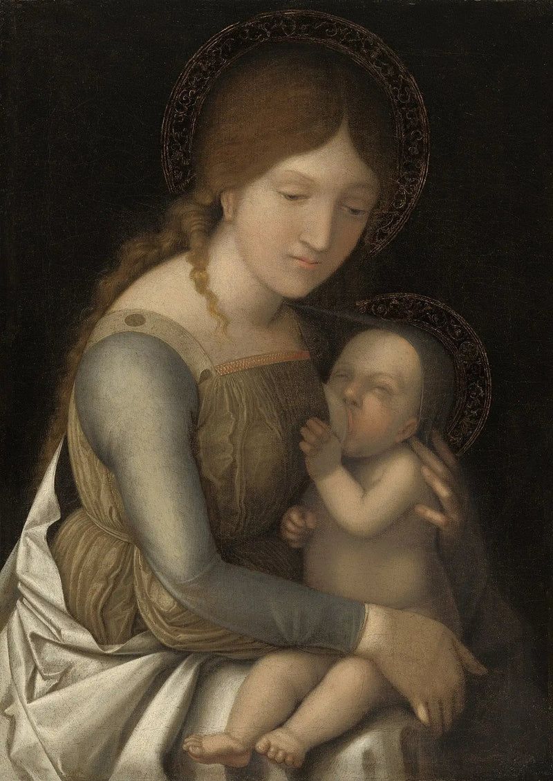 La Vergine con Bambino - Antonio da Correggio
