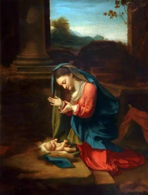 La Vergine con Bambino - Antonio da Correggio
