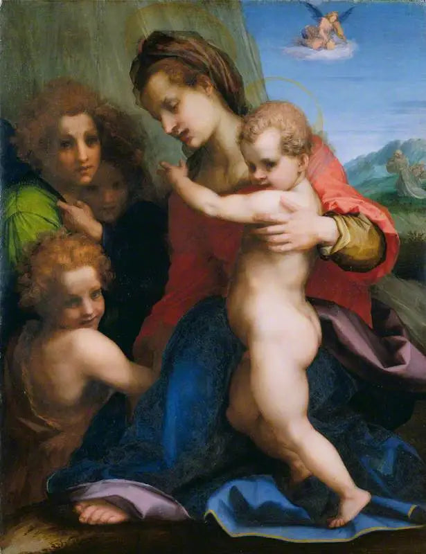 La Vergine con il Bambino e il Battista - Andrea del Sarto