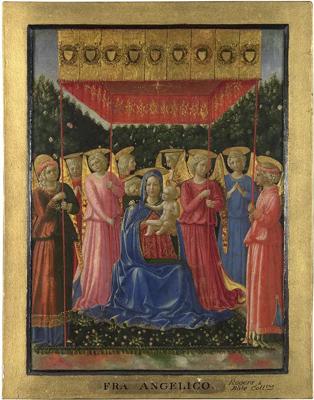 La Vergine con il Bambino e angeli - Benozzo Gozzoli