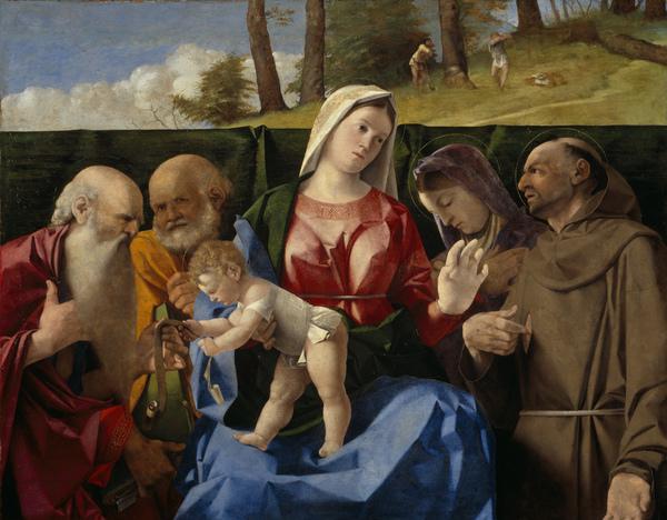 La Vergine con il Bambino e i santi - Lorenzo Lotto