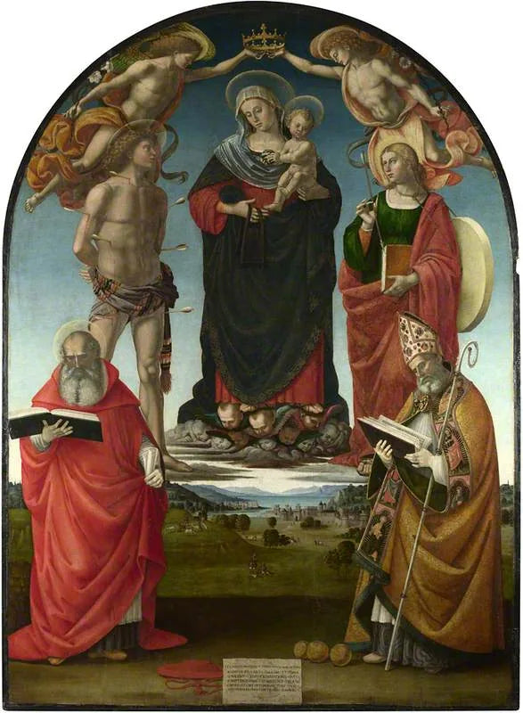 La Vergine con il Bambino e i santi - Luca Signorelli