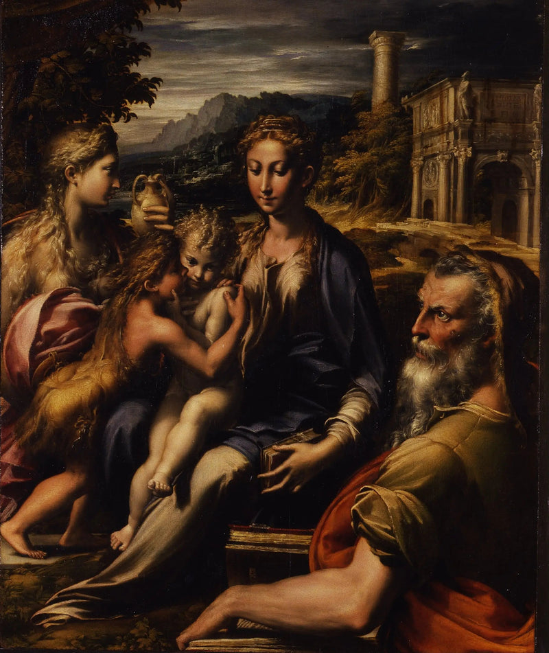 La Vergine con il Bambino e i santi - Parmigianino