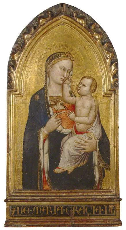 La Vergine con il Bambino e il cardellino - Bernardo Daddi