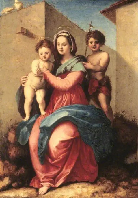 La Vergine con il Bambino e il piccolo san Giovanni - Andrea del Sarto