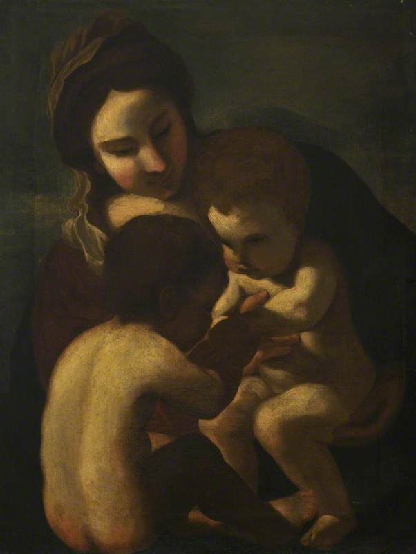 La Vergine con il Bambino e il piccolo san Giovanni - Guercino