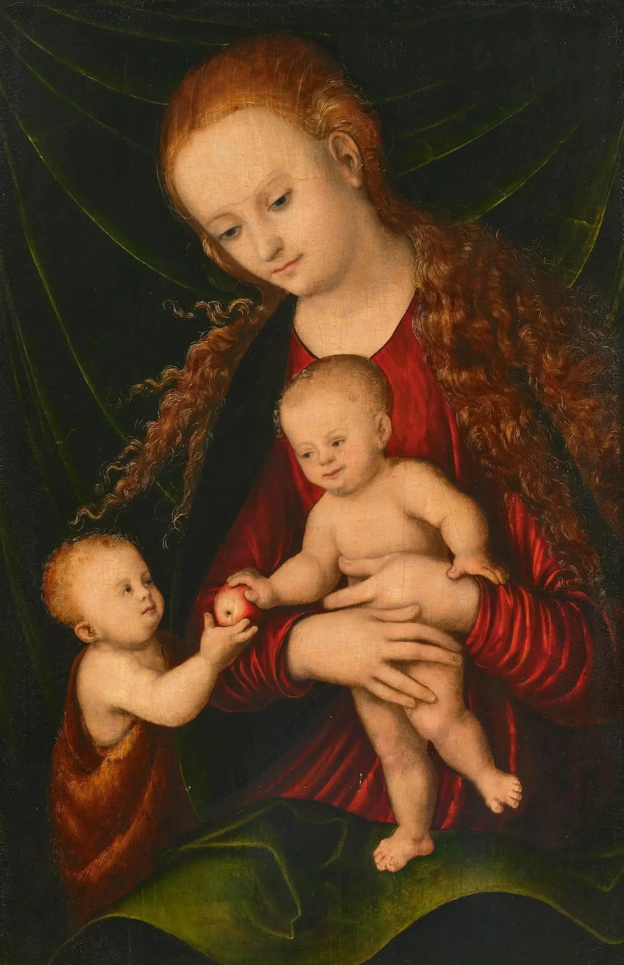 La Vergine con il Bambino e il piccolo san Giovanni - Lucas Cranach il Vecchio