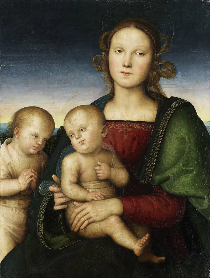 La Vergine con il Bambino e il piccolo san Giovanni - Pietro Perugino
