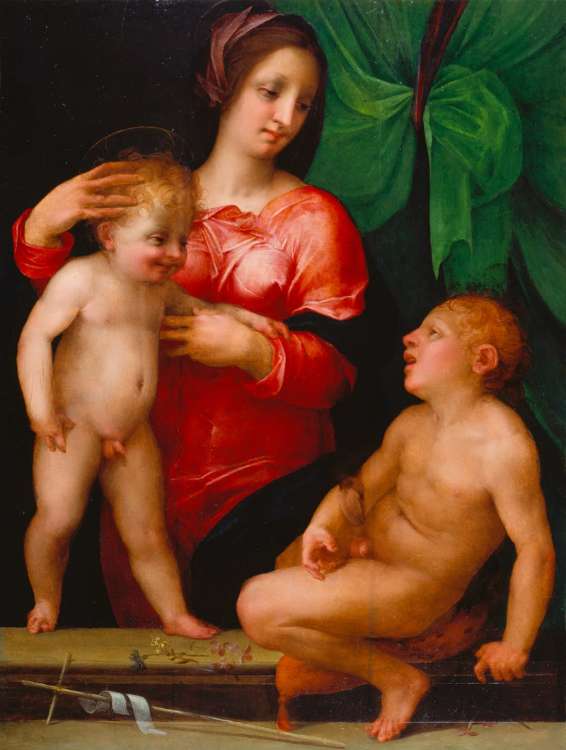 La Vergine con il Bambino e il piccolo san Giovanni - Rosso Fiorentino