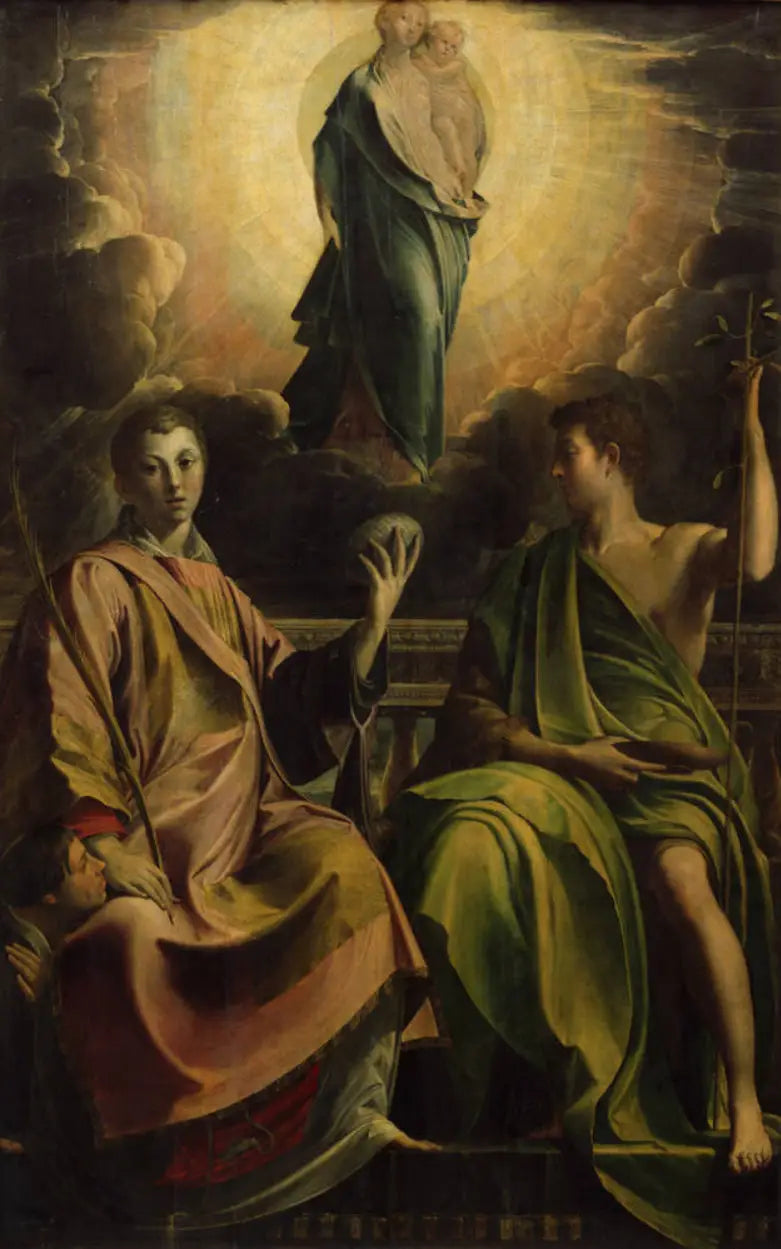 La Vergine con il Bambino e i santi Stefano e Giovanni Battista - Parmigianino