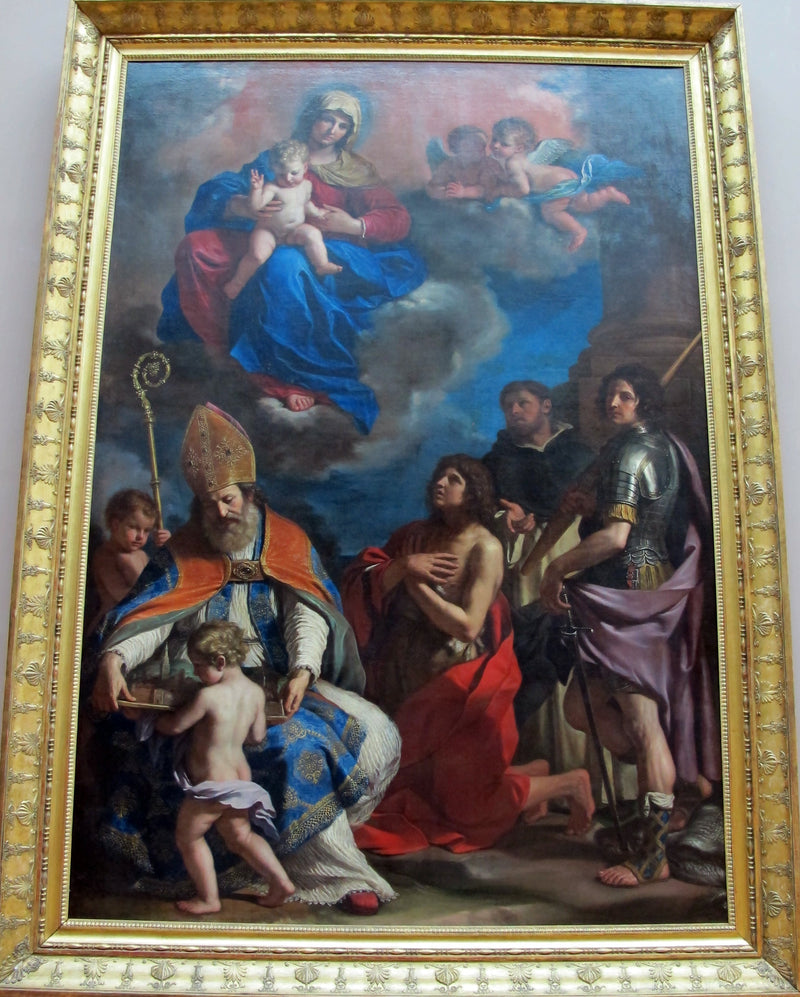 La Vergine con il Bambino e quattro santi - Guercino