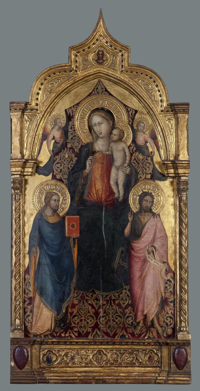 La Vergine con il Bambino, con san Giacomo il Giovane, san Giovanni Battista e angeli
