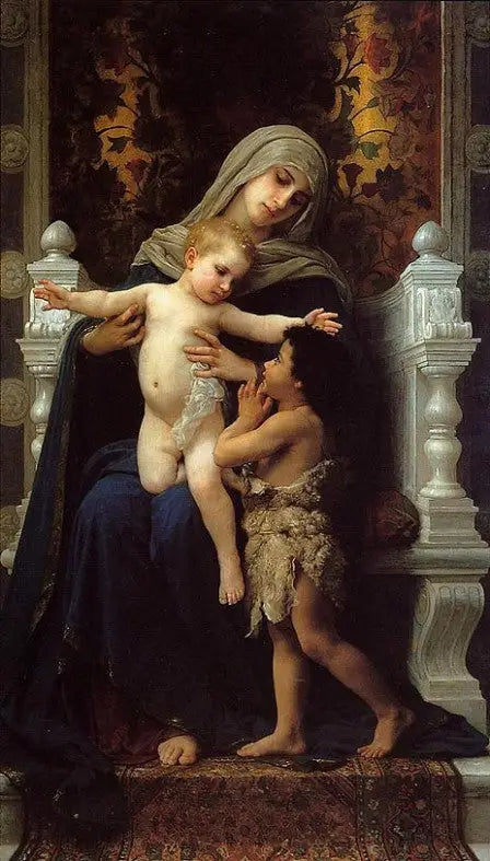 La Vierge à l’Enfant avec Saint Jean - Bouguereau - Alpha Reproduction