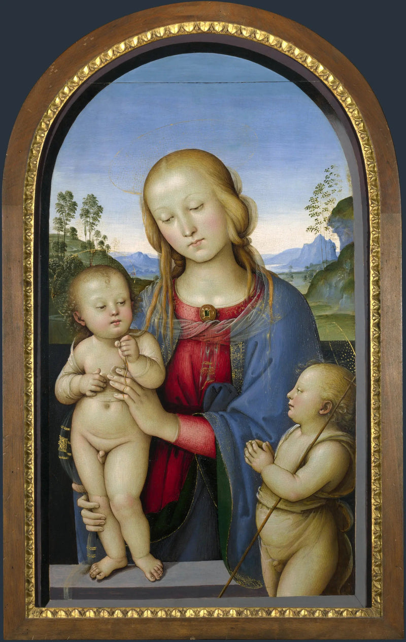 La Vergine con il Bambino e san Giovanni - Pietro Perugino