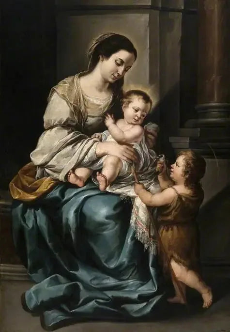 La Vergine con il Bambino e san Giovanni bambino, « La serrana » - Bartolomé Esteban Murillo