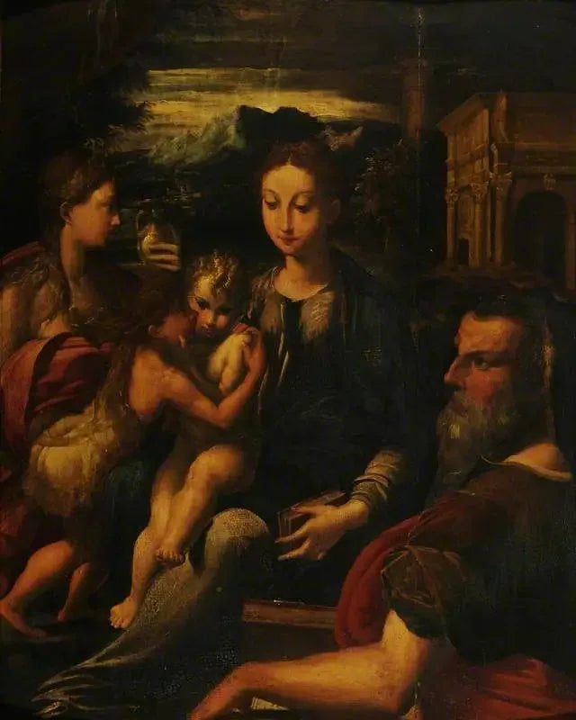La Vergine con il Bambino, san Gerolamo, Maddalena e il piccolo san Giovanni - Parmigianino