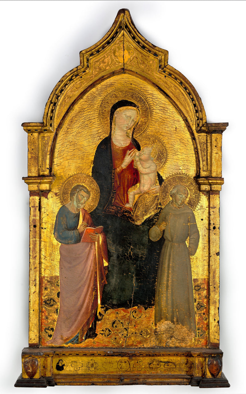 La Vergine con il Bambino con san Matteo e san Francesco - Bicci di Lorenzo