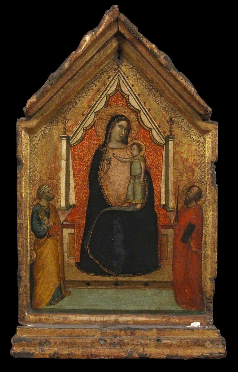 La Vergine con il Bambino con san Pietro e san Paolo - Bernardo Daddi