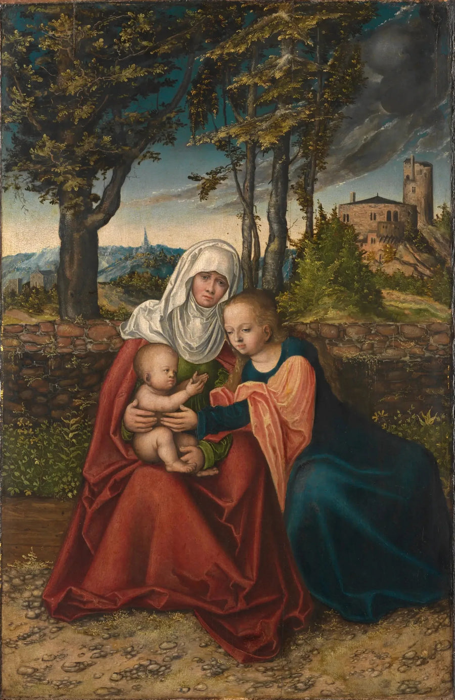 La Vergine con il Bambino e Santa Anna - Lucas Cranach il Vecchio