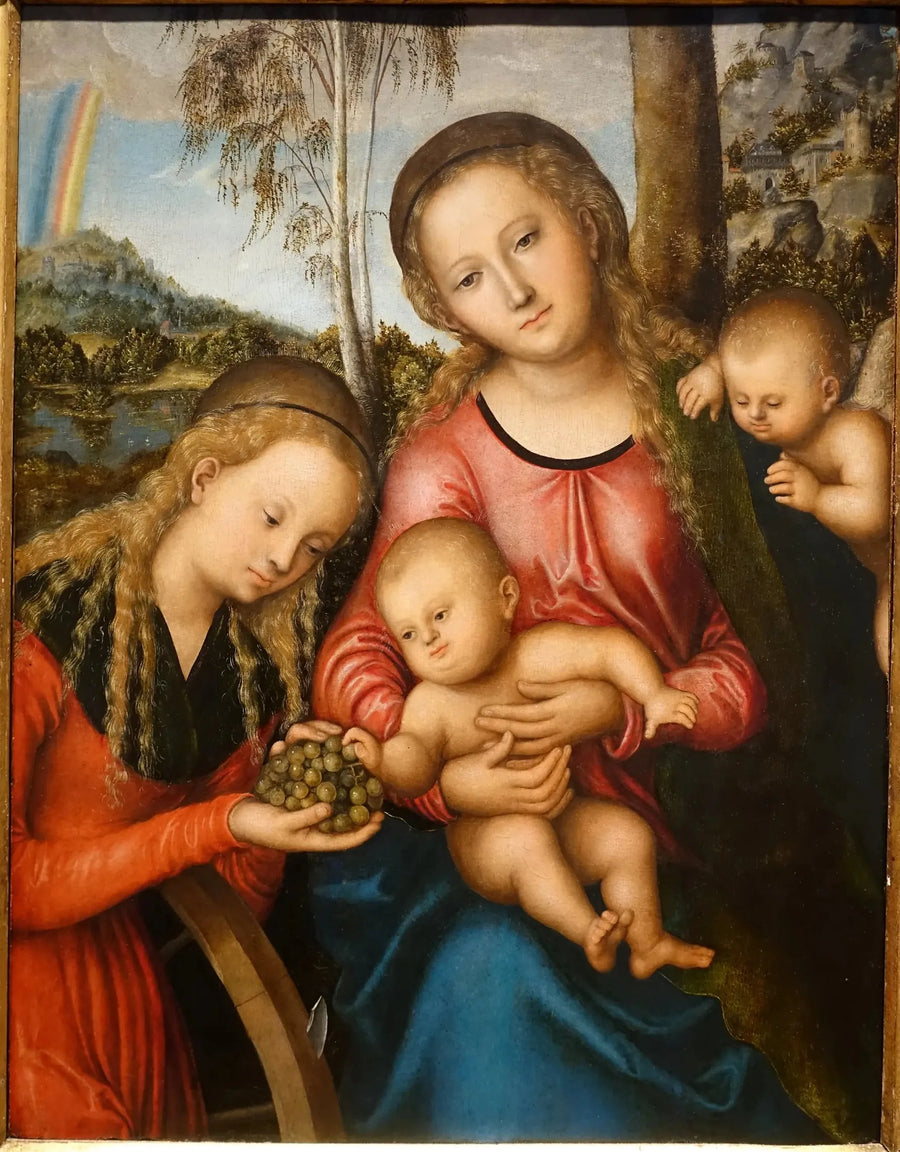 La Vergine con il Bambino e Santa Caterina - Lucas Cranach il Vecchio