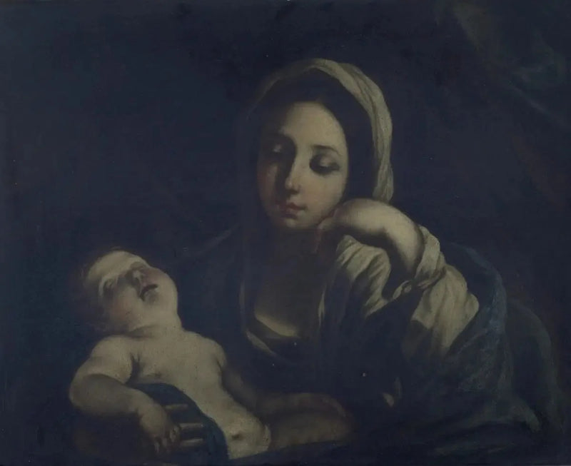 La Vergine con il Bambino addormentato - Guido Reni