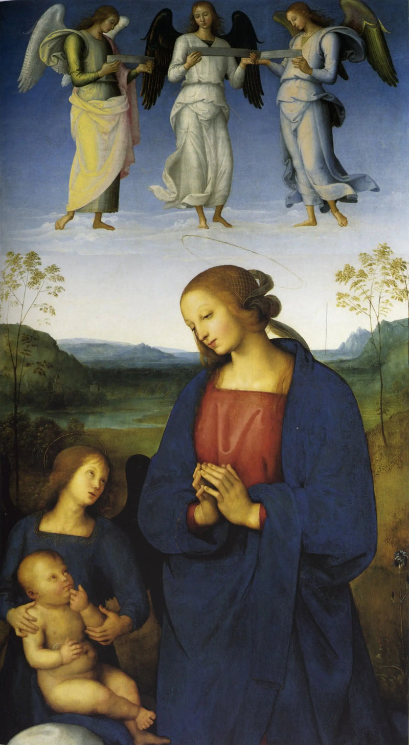 La Vergine con il Bambino e gli Angeli - Pietro Perugino