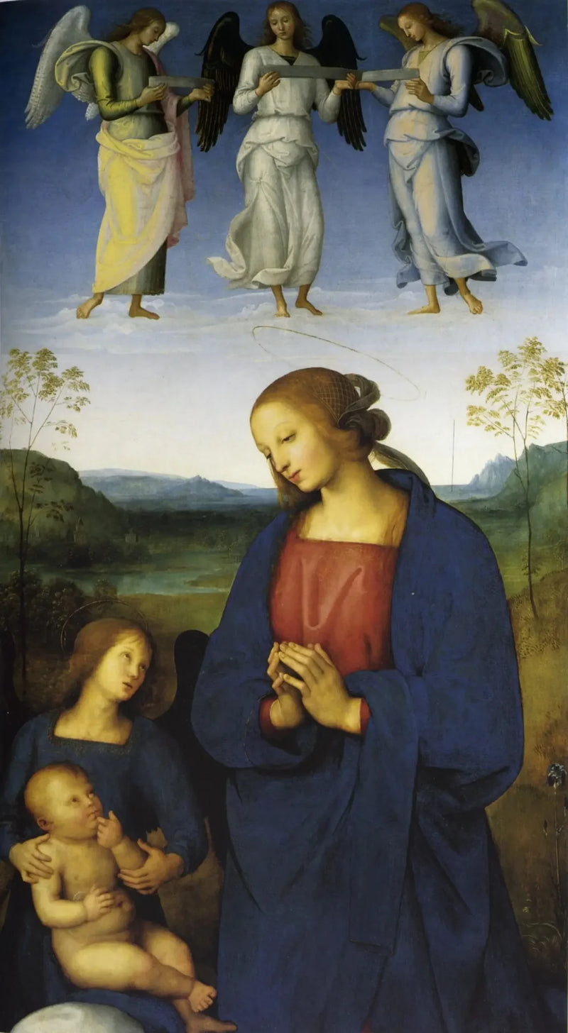 La Vergine con il Bambino e gli Angeli - Pietro Perugino