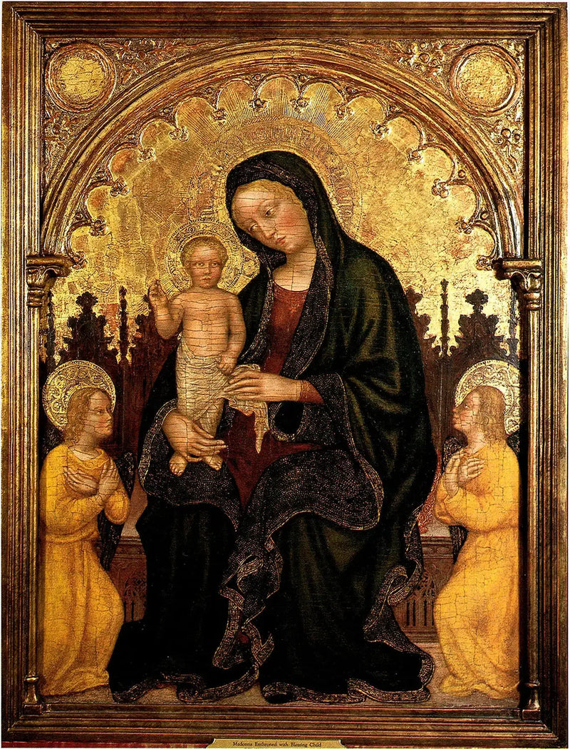 La Vergine con il Bambino e due angeli - Gentile da Fabriano