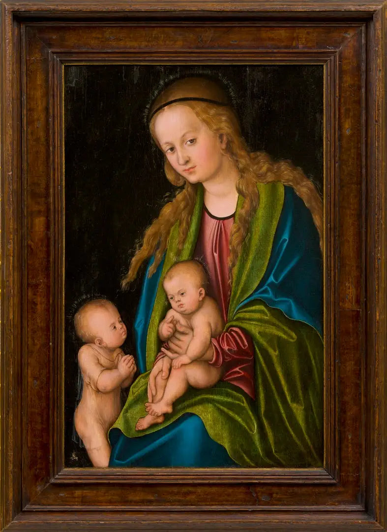 La Vergine con il Bambino e il piccolo Giovanni - Lucas Cranach il Vecchio