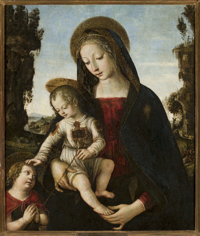 La Vergine con il Bambino e san Giovanni - Pinturicchio
