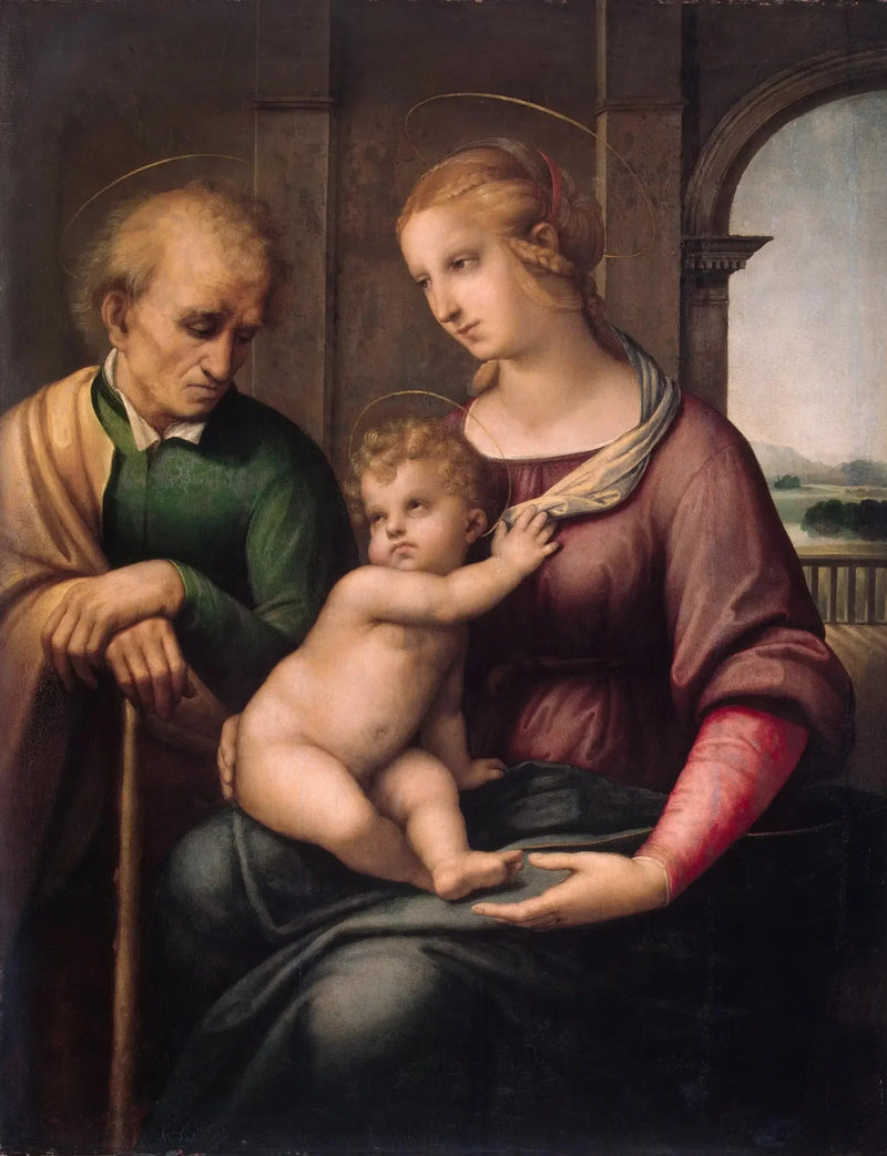 La Vergine con Bambino e san Giuseppe - Raffaello Sanzio