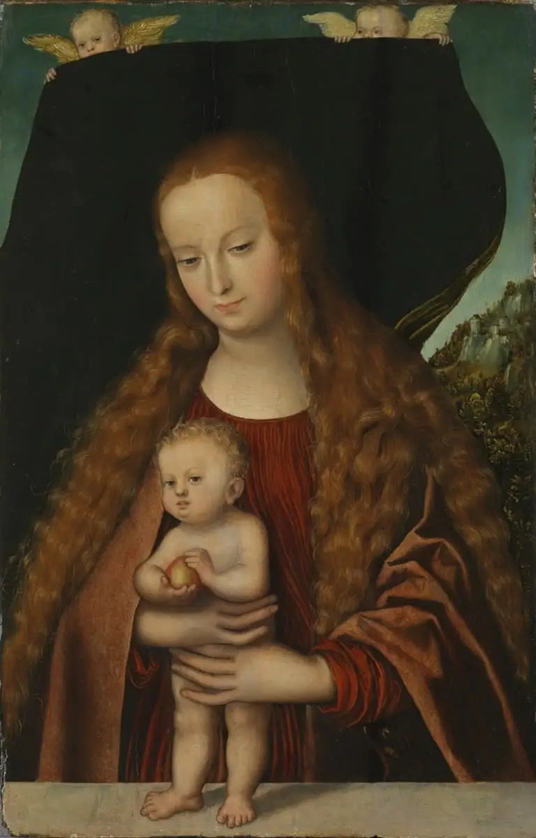 La Vergine con il Bambino Gesù e la mela - Lucas Cranach il Vecchio