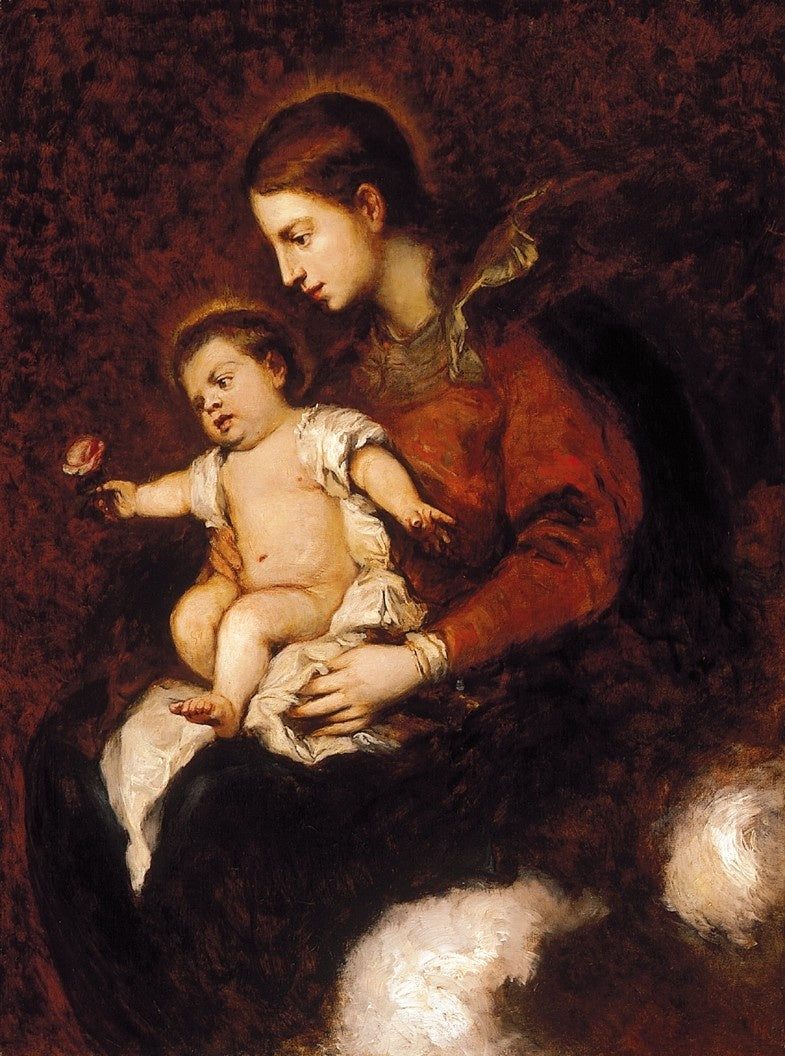 La Vierge à l'Enfant Jésus - Gyula Benczúr