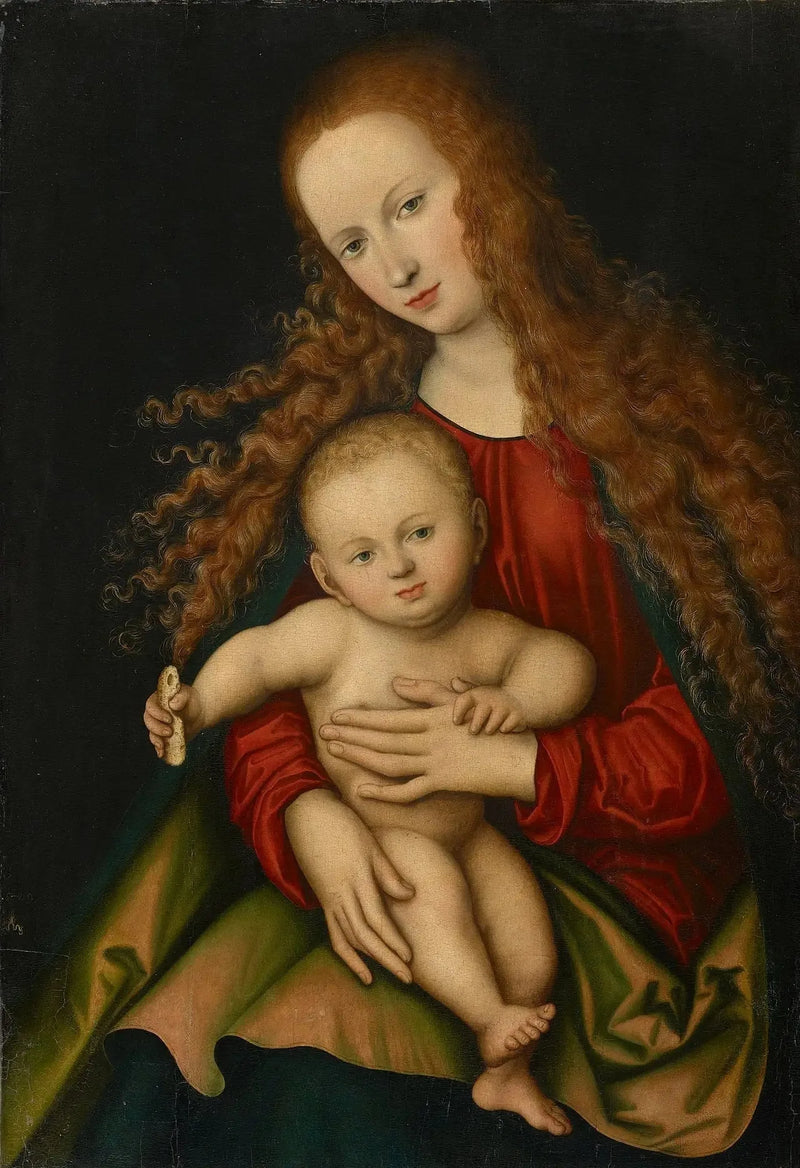 La Vergine con il Bambino - Lucas Cranach il Vecchio