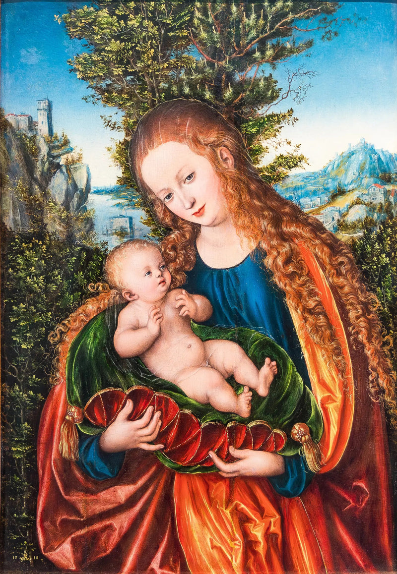 La Vergine con il Bambino - Lucas Cranach il Vecchio