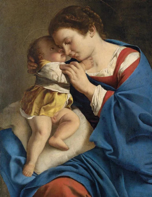 La Vergine con il Bambino - Orazio Gentileschi