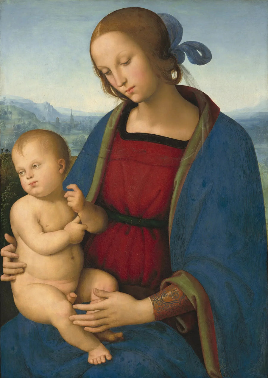 La Vergine con il Bambino - Pietro Perugino