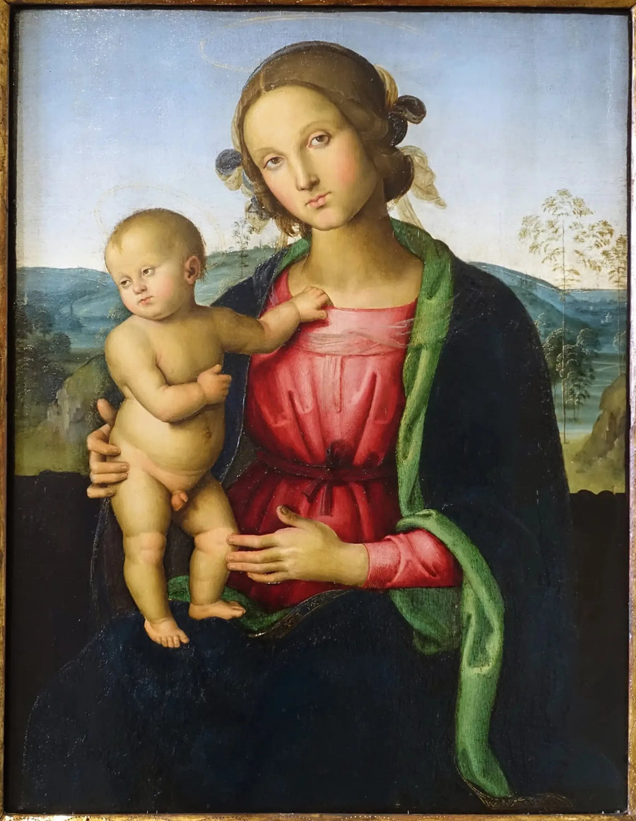La Vergine con Bambino - Pietro Perugino