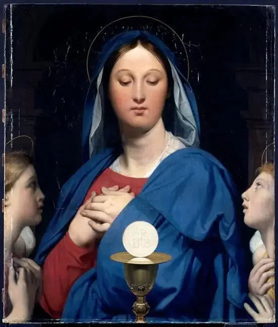 La Vergine con l'ostia - Jean-Auguste-Dominique Ingres