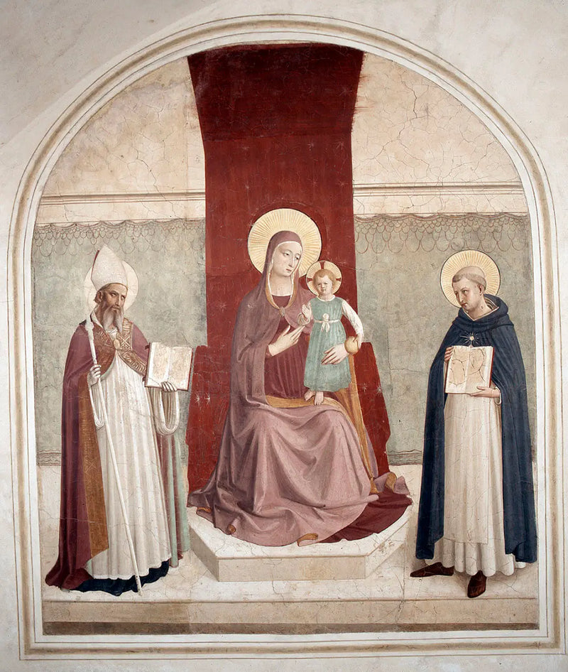 La Vergine con il Bambino con Agostino e Tommaso - Fra Angelico