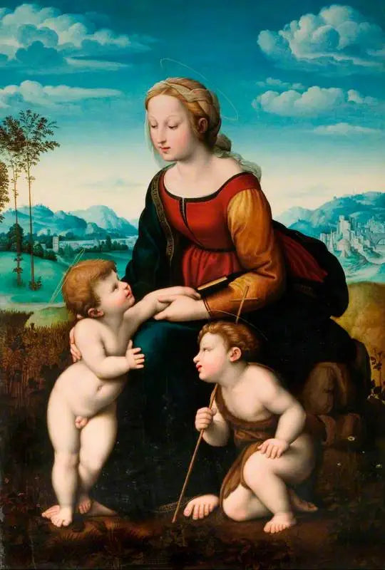 La Vergine con Bambino e san Giovanni - Raffaello Sanzio
