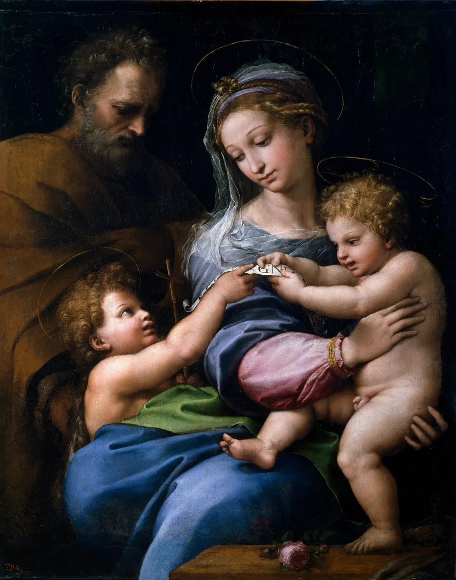 La Vergine con la rosa - Raffaello Sanzio